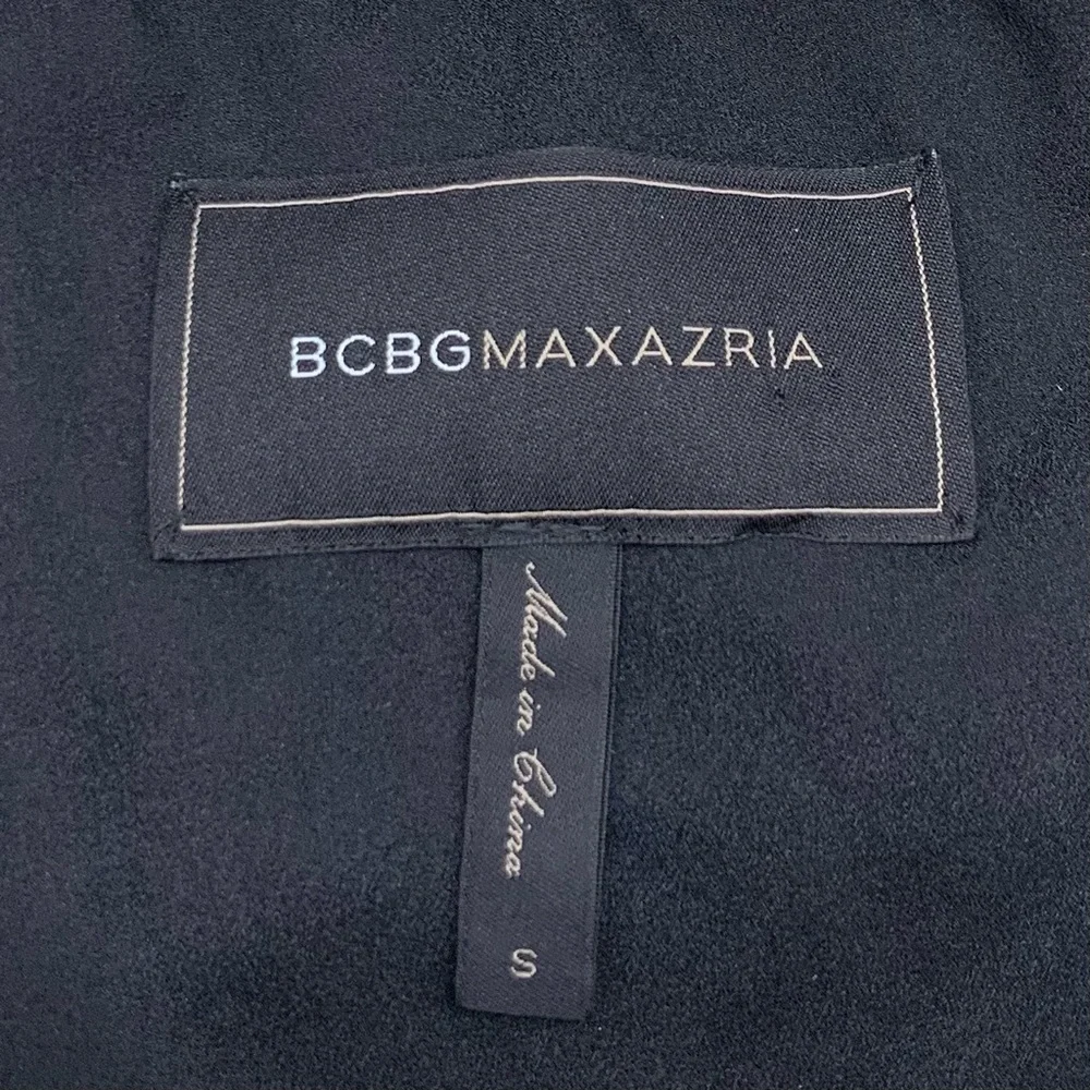 BCBGMaxAzria Harrison Zip Up Lightweight Bomber Jacket Top Paisley Blouse Size S - Picture 13 of 15